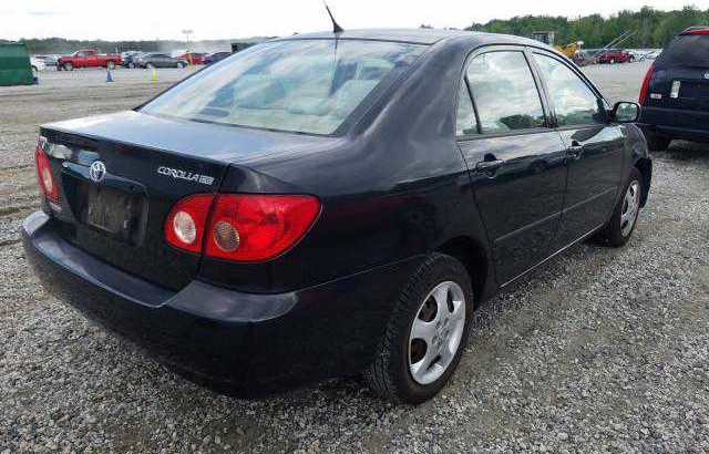 2008 Toyota corolla